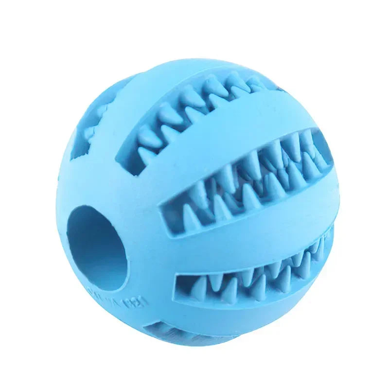 Dog Toy Ball Interactive Elasticity Puppy Chew Toy Nontoxic Bite Resistant Dog Pet Food Treat Feeder Chew Tooth Cleaning Ball