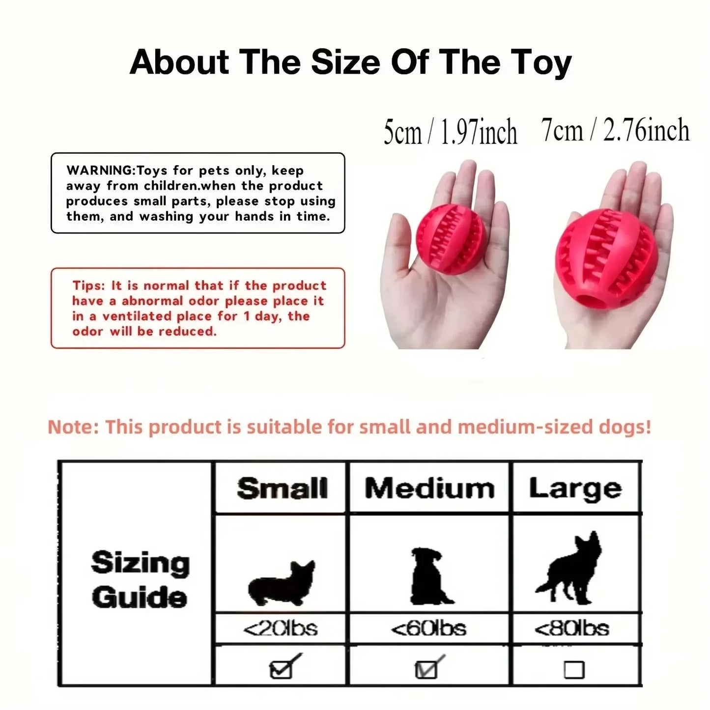 Dog Toy Ball Interactive Elasticity Puppy Chew Toy Nontoxic Bite Resistant Dog Pet Food Treat Feeder Chew Tooth Cleaning Ball